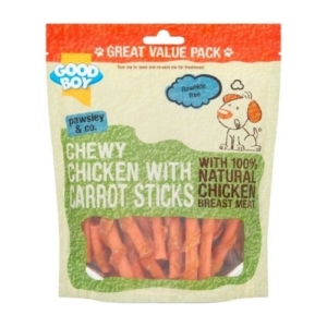Good Boy Chewy Chicken with Carrot Sticks 320g