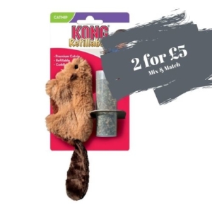 KONG Refillables Catnip Beaver 15cm OFFER
