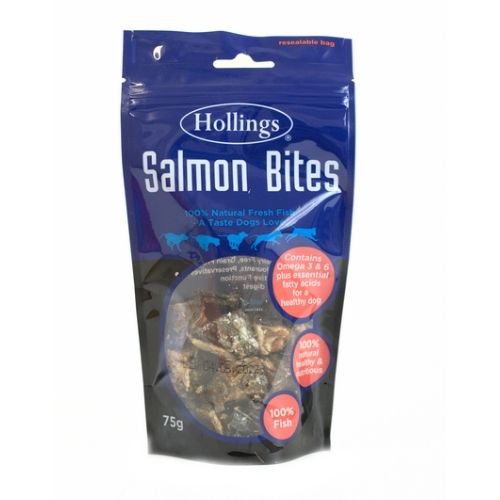 Hollings Salmon Bites 75gm