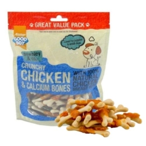 Good Boy Crunchy Chicken & Calcium Bones Value 350g