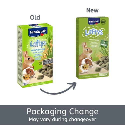 Vitakraft Loftys 100g Packaging Change