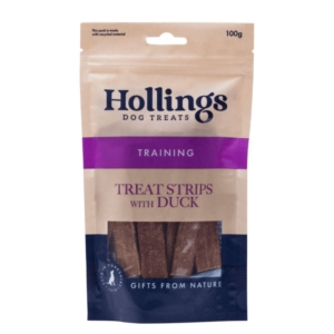 Hollings Meat Treat Strips with Duck 100g