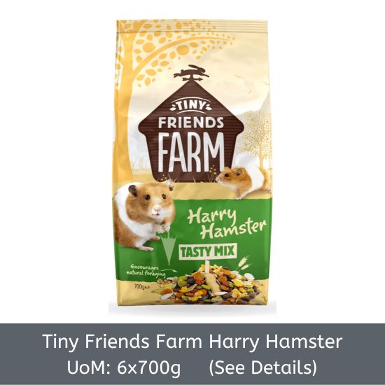 Tiny Friends Farm Harry Hamster Tasty Mix 6x700g [B2B]