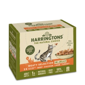 HARRINGTONS Cat Meaty Selection in Jelly 12x85g
