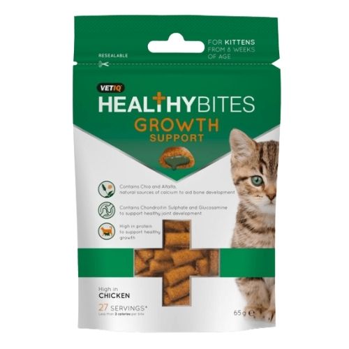 VetIQ Healthy Bites Growth Support Kitten Treats 65g