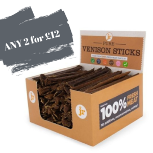 JR Pure Venison Sticks 100g