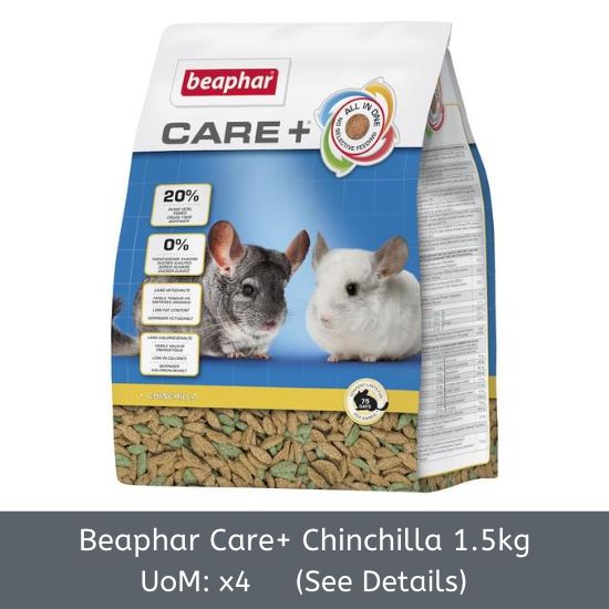 Beaphar CARE+ Chinchilla Food 4x1.5kg [B2B]