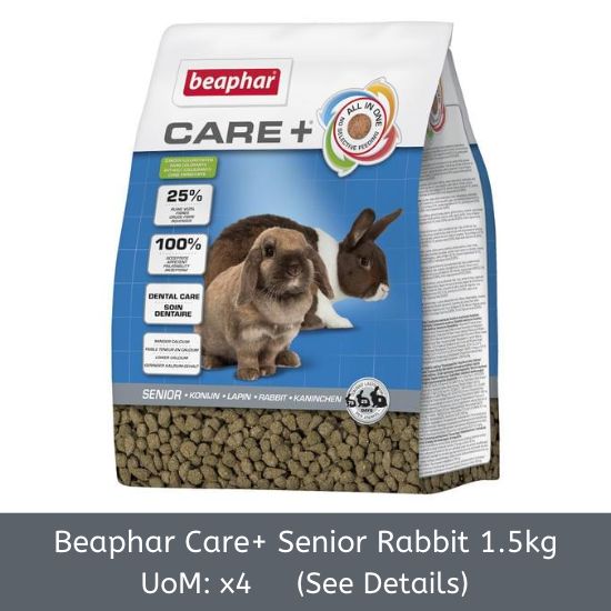 Beaphar CARE+ Senior Rabbit Food 4x1.5kg [B2B]