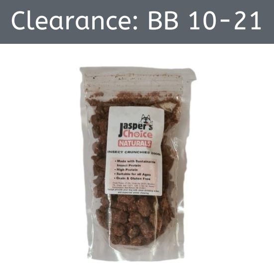 Jaspers Choice Insect Crunchies 200g [BB 10-21]