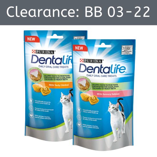 PURINA Dentalife Cat Treats 40g [BB 03-22]