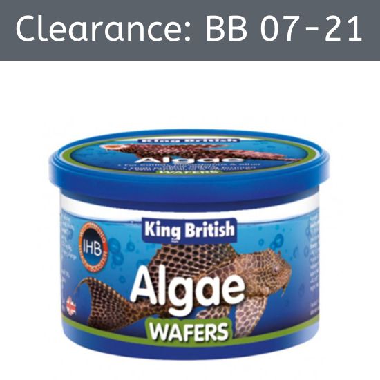 King British Algae Wafers 100g [BB 07-2021]