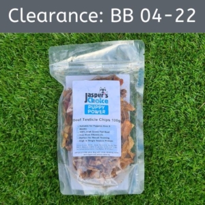 Jaspers Choice Beef Testicle Chips 100g [BB 07-21]