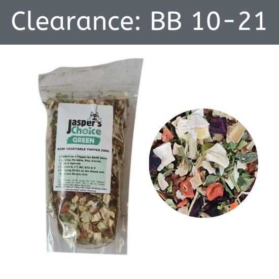 Jaspers Choice Vegetable Meal Topper 200g [BB 10-21]