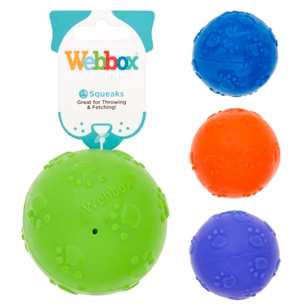 Webbox Squeaky Ball 8cm