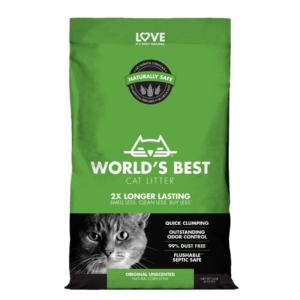 Worlds Best Cat Litter Original Unscented 12.7kg