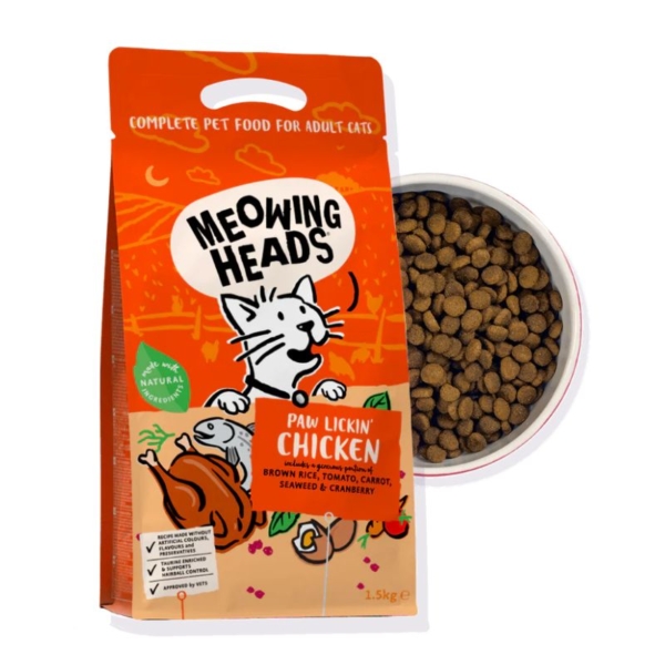 MEOWING HEADS Paw Lickin' Chicken 1.5kg