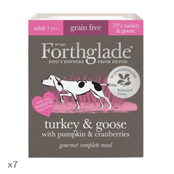 Forthglade Gourmet Recipe Turkey & Goose 7x395g