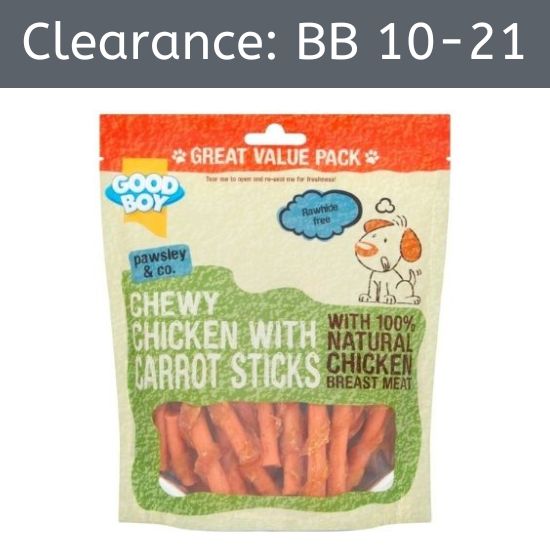 Good Boy Chewy Chicken with Carrot Sticks 320g [BB 10-2021]