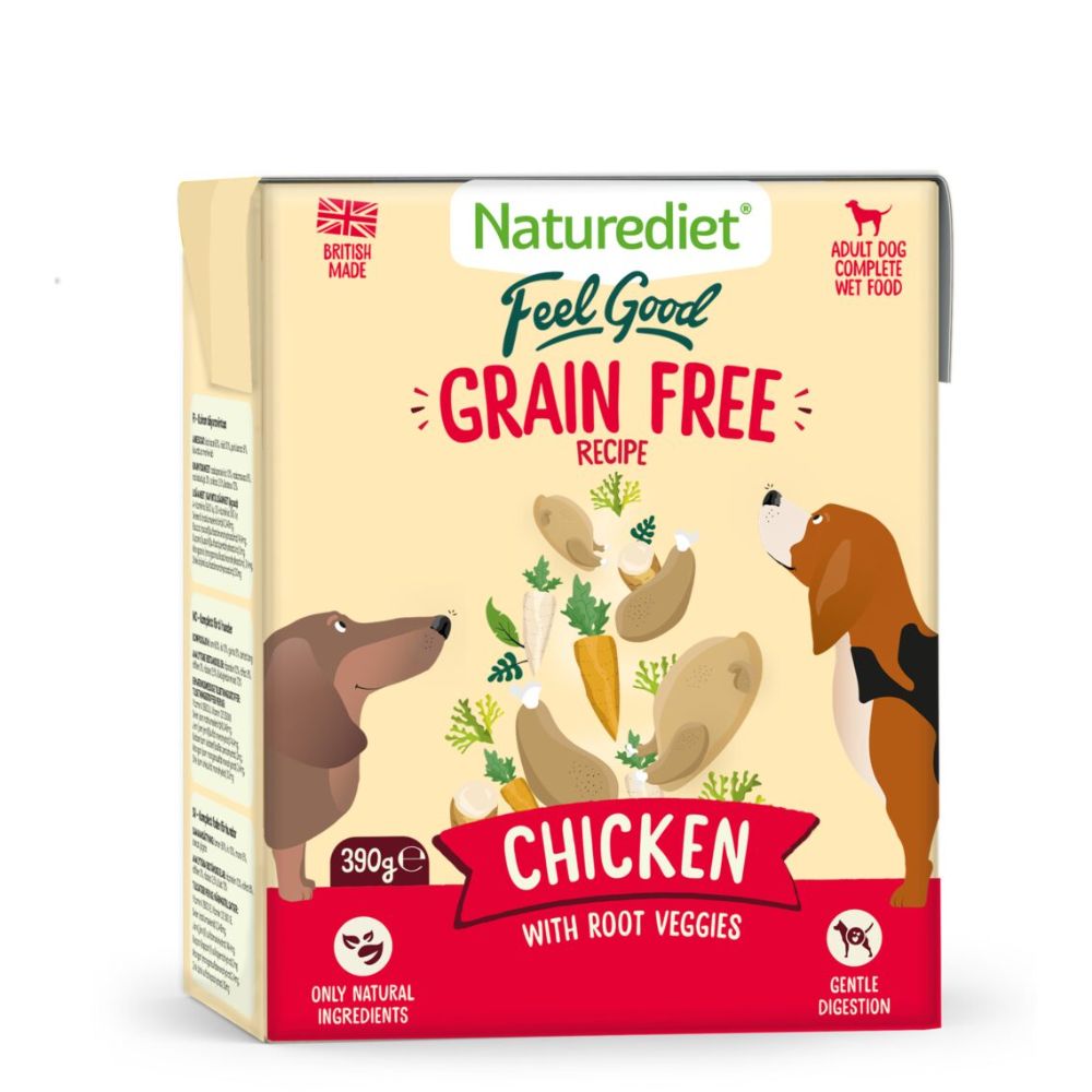 Naturediet Feel Good Grain Free Chicken Recipe 18x390g