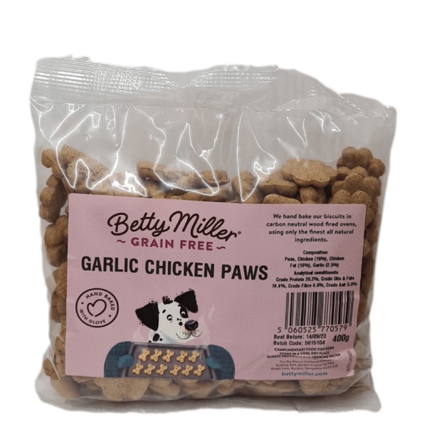 Betty Miller Garlic Chicken Paws 400g