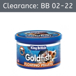 King British Goldfish Floating Pellets 75g [BB 02-22]