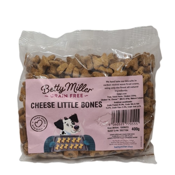 Betty Miller Cheese Little Bones 400g