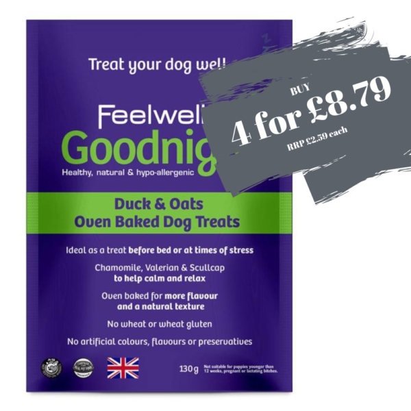 Feelwells Goodnight Treats Duck & Oats 130g