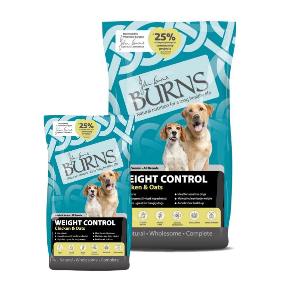 BURNS Weight Control Dog Food Chicken & Oats