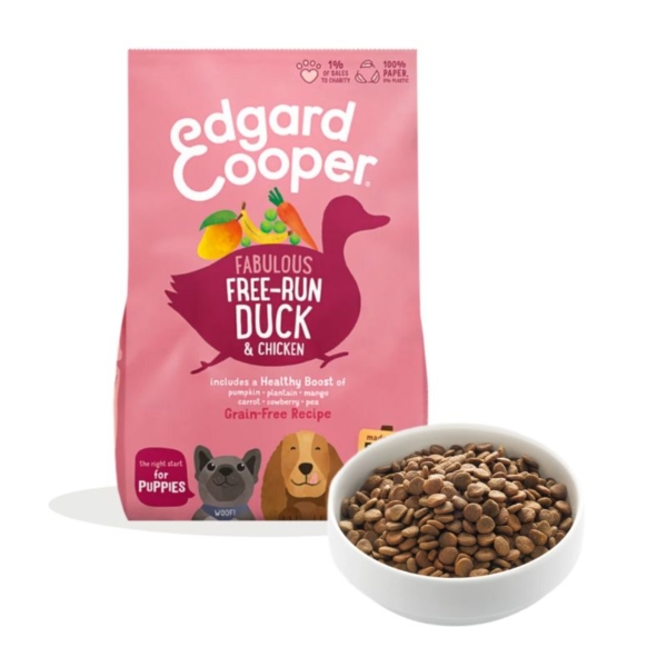 Edgard & Cooper Grain Free Puppy Duck & Chicken (Dry)