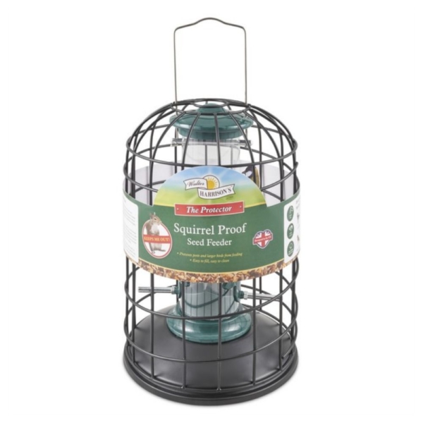 Walter Harrisons Caged Seed Feeder 20cm
