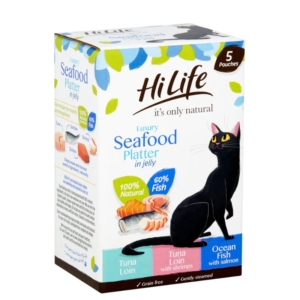 Hi Life Cat Luxury Seafood Platter 5x50g