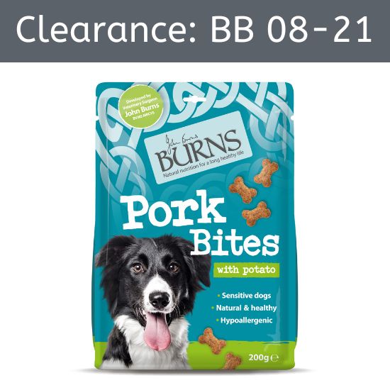 BURNS Sensitive Pork Bites 200g [BB 08-21]