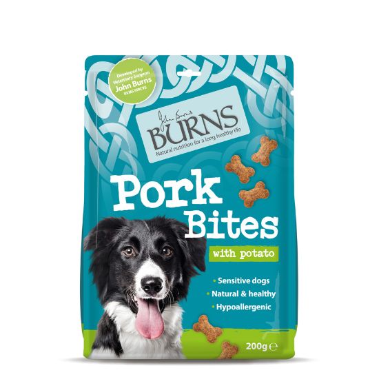 BURNS Sensitive Pork Bites 200g [BB 08-21]