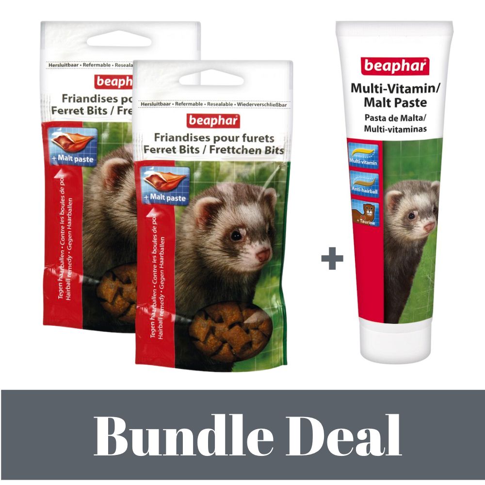 SAVE OVER £1.50 per bundle! Deal includes: 2x Ferret Bits 35g, 1x Malt Paste 100g