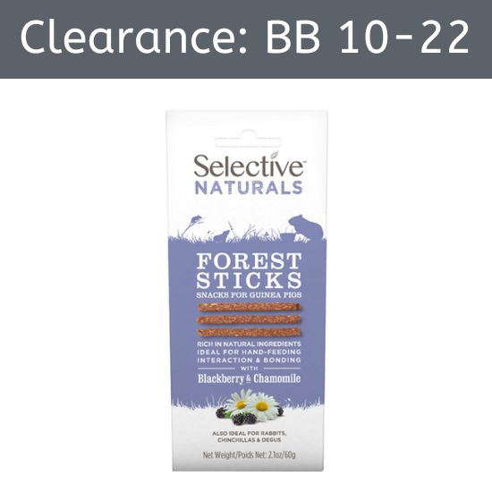 Selective Naturals Forest Sticks 60g [BB 10-22]