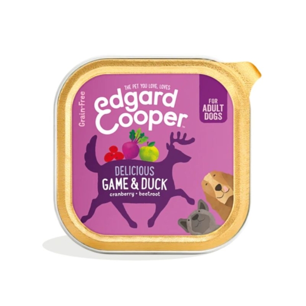Edgard & Cooper Trays Game & Duck 11x150g