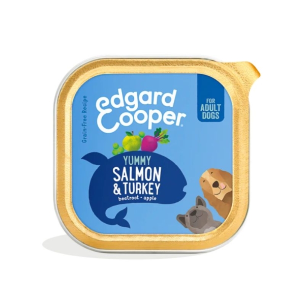 Edgard & Cooper Trays Salmon & Turkey 11x150g