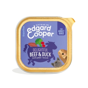 Edgard & Cooper Wet Trays Beef & Duck Recipe 11x150g