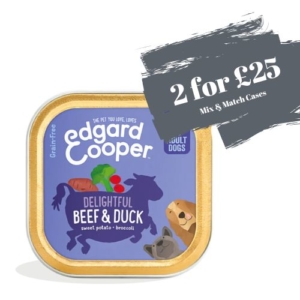 Edgard & Cooper Trays Beef & Duck 11x150g