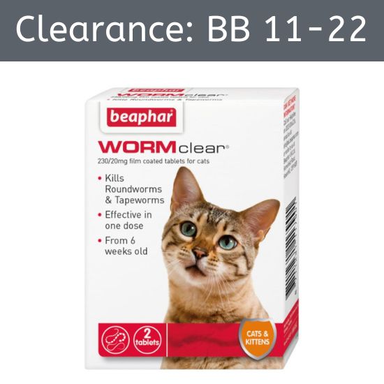 Beaphar WORMclear Cat & Kitten 2pk [BB 11-22]