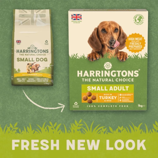 HARRINGTONS Small Adult Dog Food 1kg