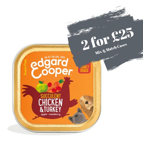 Edgard & Cooper Trays Chicken & Turkey 11x150g