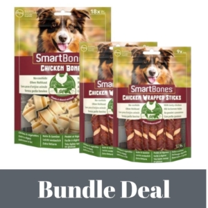 SmartBones Chewy Treat Bundle for Small Dogs 3pk