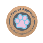 Paw of Approval Kraft Sticker (No Background)
