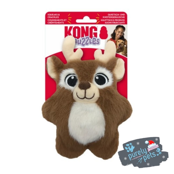 KONG Holiday Snuzzles Reindeer Small