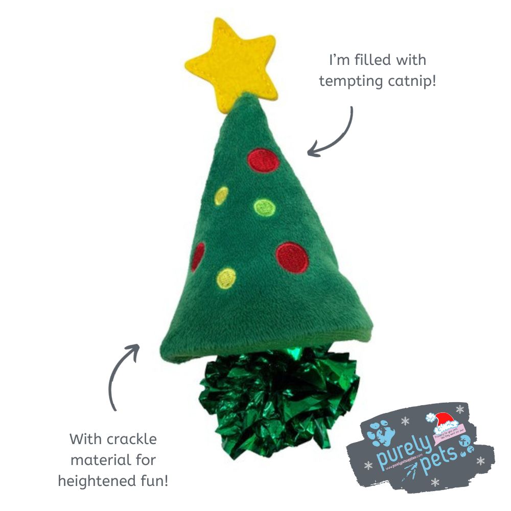 KONG Holiday Crackles Christmas Tree