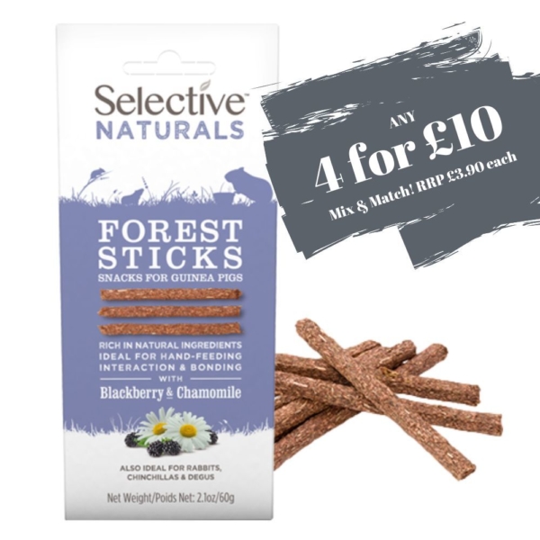 Selective Naturals Forest Sticks 60g