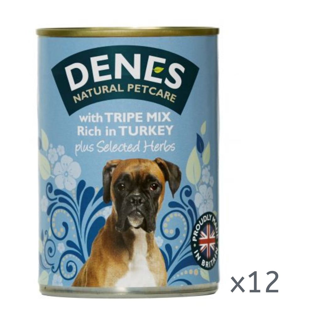 DENES Tins Turkey with Tripe Mix 12x400g