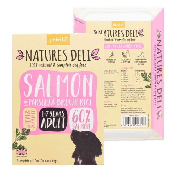 NATURES DELI Trays Salmon with Parsley & Brown Rice 7x400g
