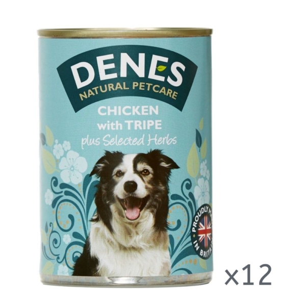 DENES Tins Chicken with Tripe & Herbs 12x400g